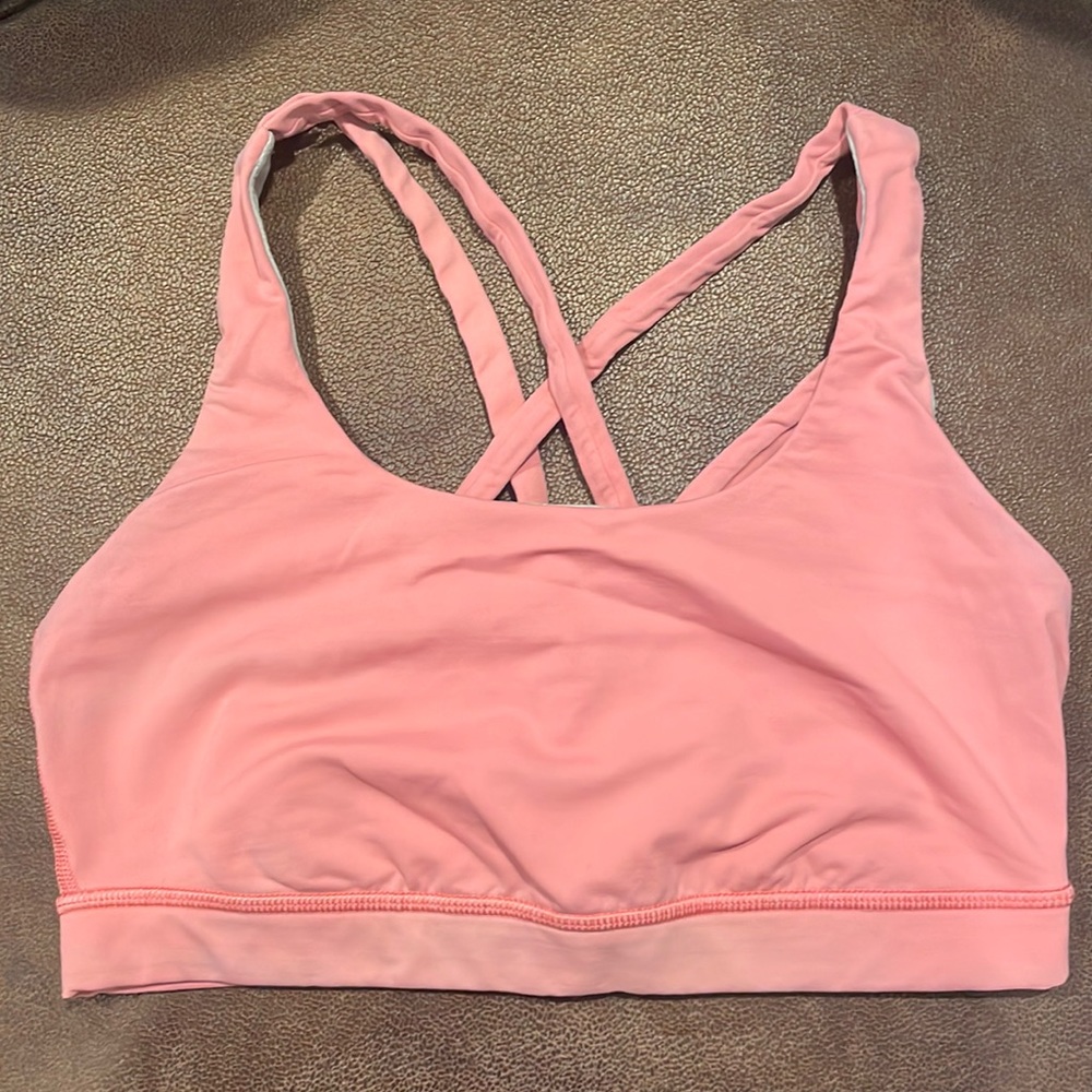 lululemon energy bra - pink